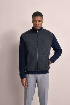 Bugatti Herren Sweatjack met steekzak