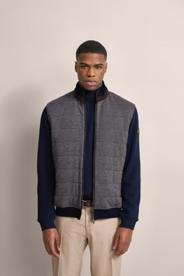 Bugatti Herren Sweatjack van 100% katoen