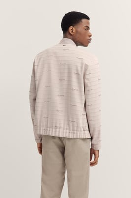 Bugatti Herren Blouson met collage kraag