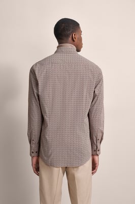 Bugatti Herren Shirt met moderne pasvorm