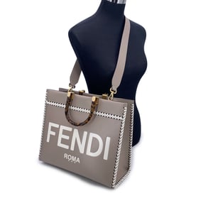 Fendi Leren Tote Bag Sunshine