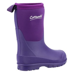 Cotswold Kinder/Kids Hilly Neopreen Wellington Laarzen (Paars)
