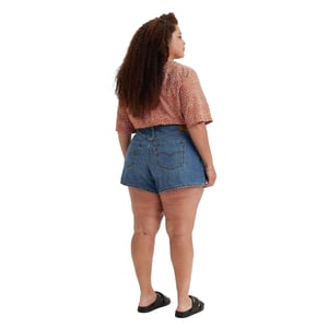Levis Dames/Dames 80's Mom Korte Broek (Blauw)