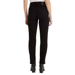 Levis Dames/Dames 724 High Rise Slim Jeans (Zwart)
