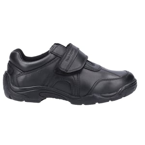 Hush Puppies Jongens Arlo Leren Schoolschoenen (Zwart)