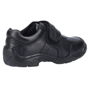 Hush Puppies Jongens Arlo Leren Schoolschoenen (Zwart)