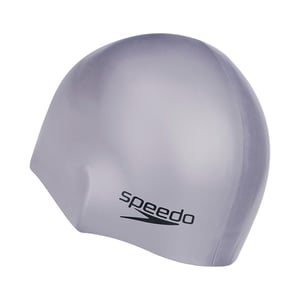 Speedo Unisex Adult 3D Silicone Swim Cap voor volwassenen (Zilver)