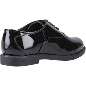 Hush Puppies Nellie Patent Meisjes Zwarte Oxford Schoenen Van Leer