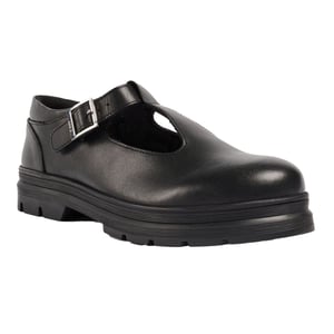 Pod Emilie Faux Leren Dames Zwarte Loafers