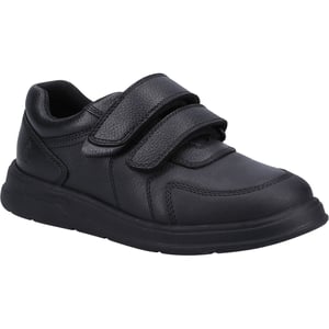 Hush Puppies Ryan SNR Leren Zwarte Schoenen Voor Jongens