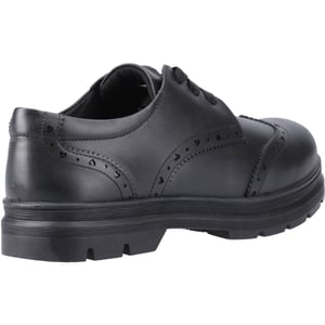 Pod Fiona Meisjes Zwart Leren Brogues