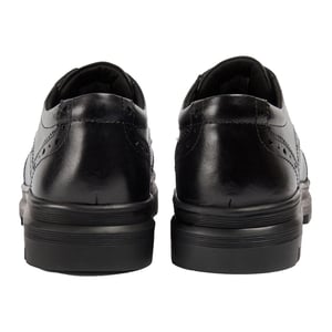 Pod Fiona Meisjes Zwart Leren Brogues