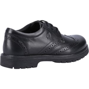 Hush Puppies SALLY SENIOR 2 Meisjes Zwart Leren Brogues