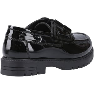 Hush Puppies Lucy Meisjes Zwart Leren Bootschoenen