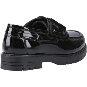 Hush Puppies Lucy Meisjes Zwart Leren Bootschoenen