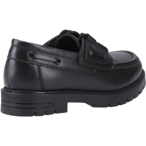 Hush Puppies Lucy Meisjes Zwart Leren Bootschoenen