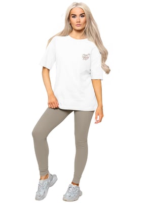 Enzo Milano | Dames Oversized T-shirt & Leggingset