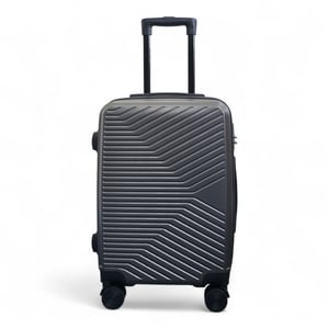 Harde schaal grijze cabine 48 x 37 x 20 cm veilige bagagekoffer geschikt voor Easyjet, Ryanair
