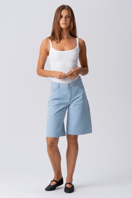 Denim Jorts - Lichtblauwe denim