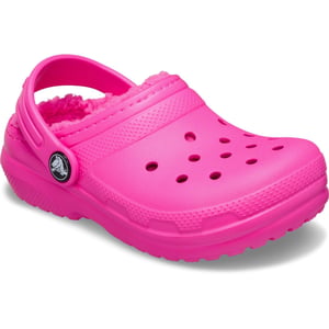 Crocs Classic Gevoerde Thermoplastische Kinder Roze Crush Klompen