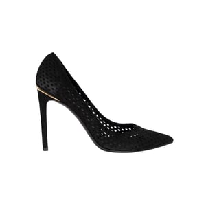 Louis Vuitton Geperforeerde Suède Eyeline Pumps - '10s