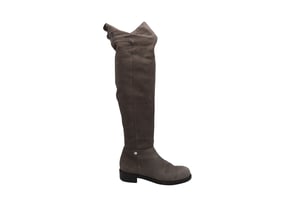 Jimmy Choo Knielange Laarzen in Bruin Suède