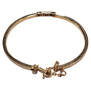 Celine Triomphe Gearticuleerde Armband in Goud Metaal