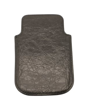 Balenciaga Telefoonhoesje in Zwart Leer
