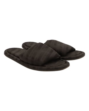 Balenciaga Hotel Lijn Slippers in Zwart Acryl