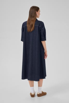 Denim Jurk MaloMW Denim Jurk A-shape dark blue