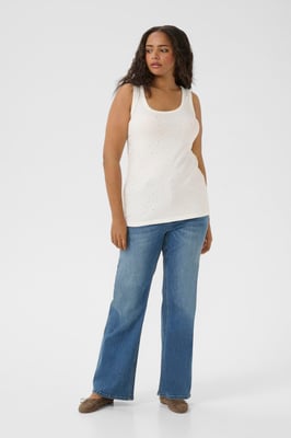 Jersey top KCcarina Jersey top Tight fit white