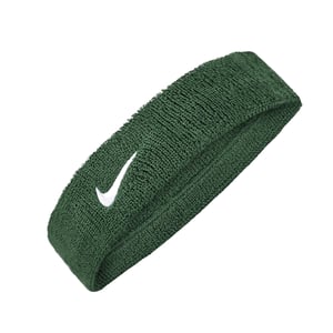 Nike Klassieke Swoosh Hoofdband (Groen/Wit)