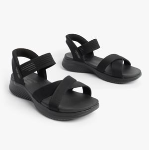 Skechers Ultra Flex 3.0 - Nooit Beter Dames Sandalen Zwart