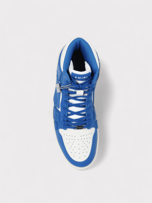 Amiri Skel Top Hi Blauw/Wit