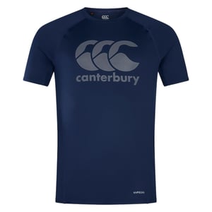 Canterbury Heren Groot Logo Super Light T-Shirt (Marine)