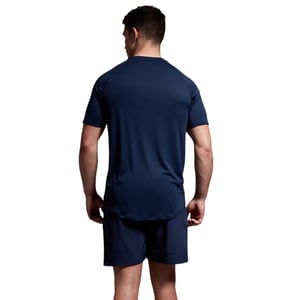 Canterbury Heren Groot Logo Super Light T-Shirt (Marine)