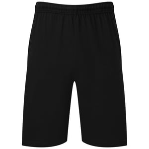 Fruit of the Loom Heren Iconic 195 Jersey Shorts (Zwart)