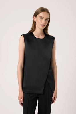 Vest SLLiva Vest Baggy fit black