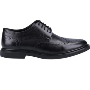 Hush Puppies Heren Kingston Leren Brogues (Zwart)