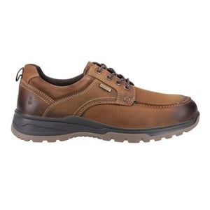 Hush Puppies Heren Percy Leren Veterschoenen (Tan)