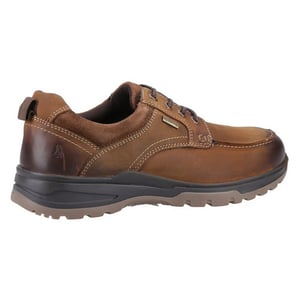 Hush Puppies Heren Percy Leren Veterschoenen (Tan)