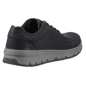 Hush Puppies Heren Nelson Leren Veterschoenen (Zwart)