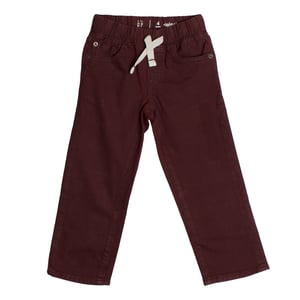 Lange jongensbroek met elastiek in de taille 438760