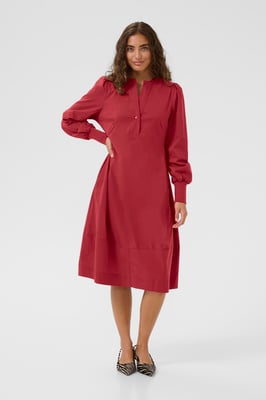 Jurk CUantoinett Jurk Feminine red