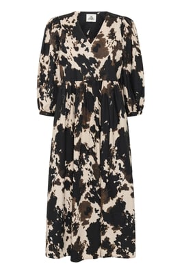 Jurk KBBabeth Jurk Feminine brown white