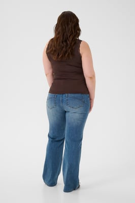 Jersey top KComia Jersey top Tight fit dark brown