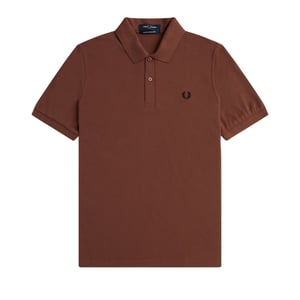 Fred Perry Het Originele Whisky Bruine Poloshirt