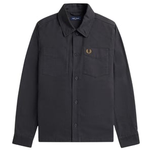 Fred Perry Herringbone Anchor Grey Over Shirtjack