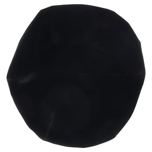 Prada Ribbonsdetail Baret in Zwarte Velours