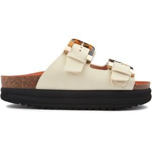 V.gan Vegan Pruimen Voetbed Schildpad Sandalen